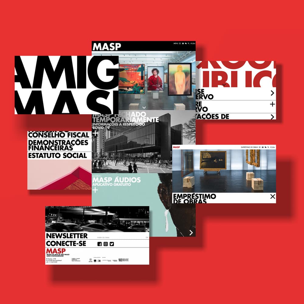 Identidade visual Website MASP, RegularSwitch