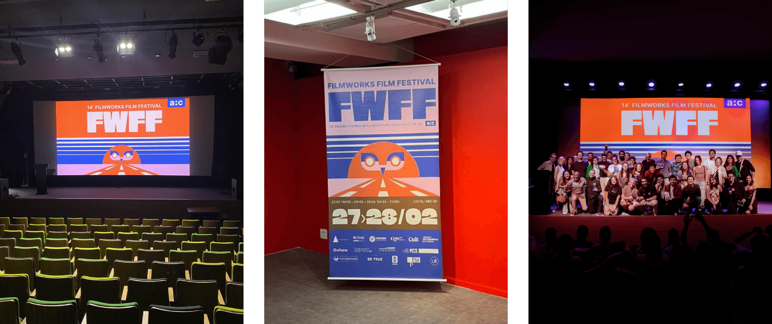 Identidade visual AIC Filmworks Film Festival, RegularSwitch