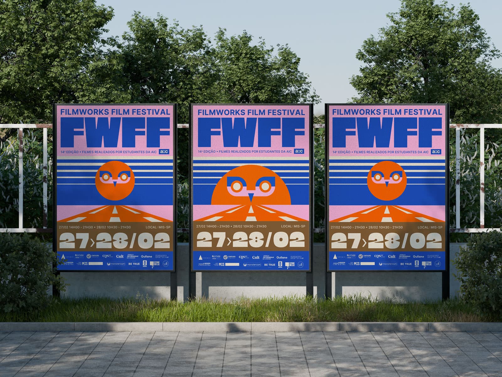 Identidade visual AIC Filmworks Film Festival, RegularSwitch
