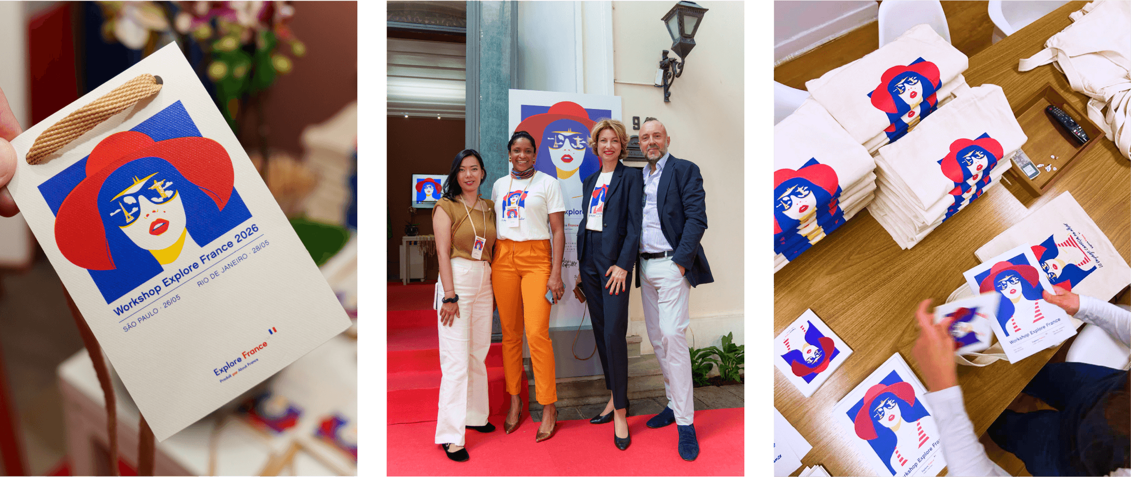 Identidade visual Workshop Explore France 2026, RegularSwitch