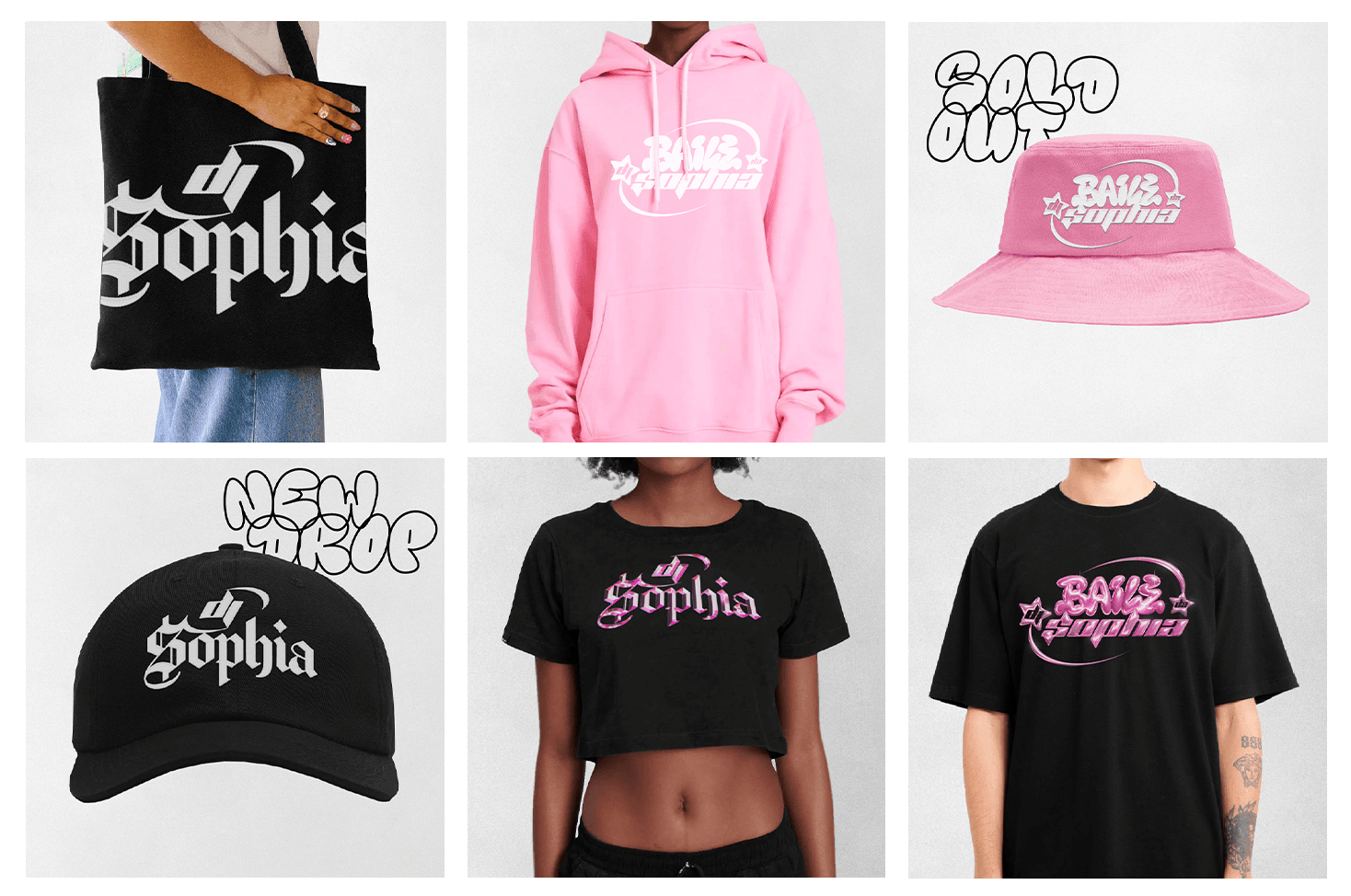 Identidade visual Baile da DJ $ophia, RegularSwitch