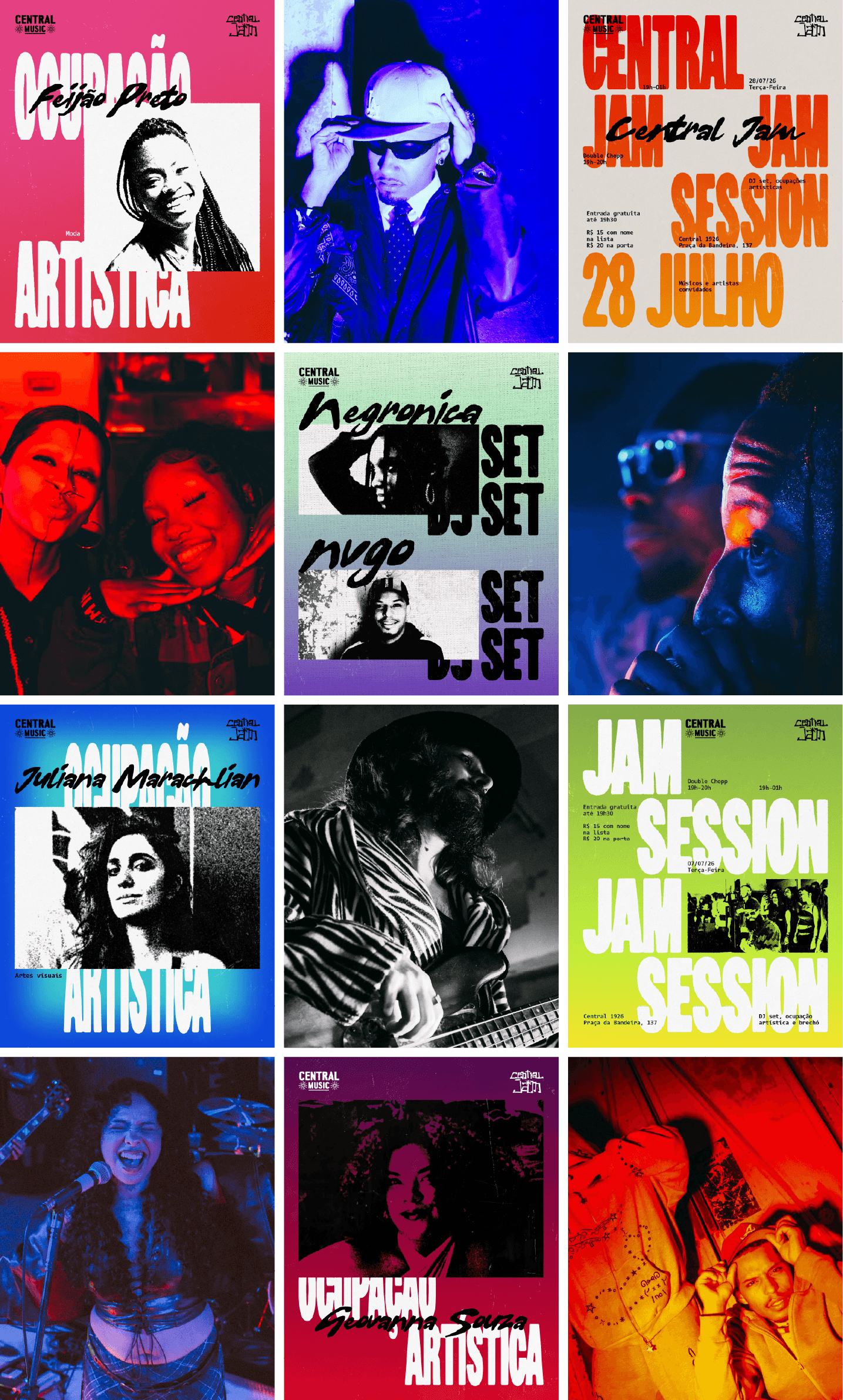 Identidade visual Central Jam, RegularSwitch