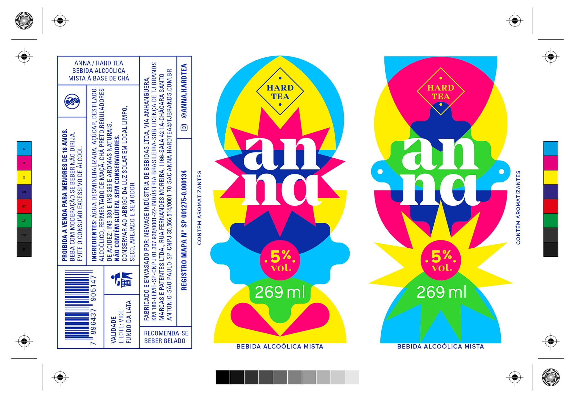 Identidade visual Anna Hard Tea, RegularSwitch
