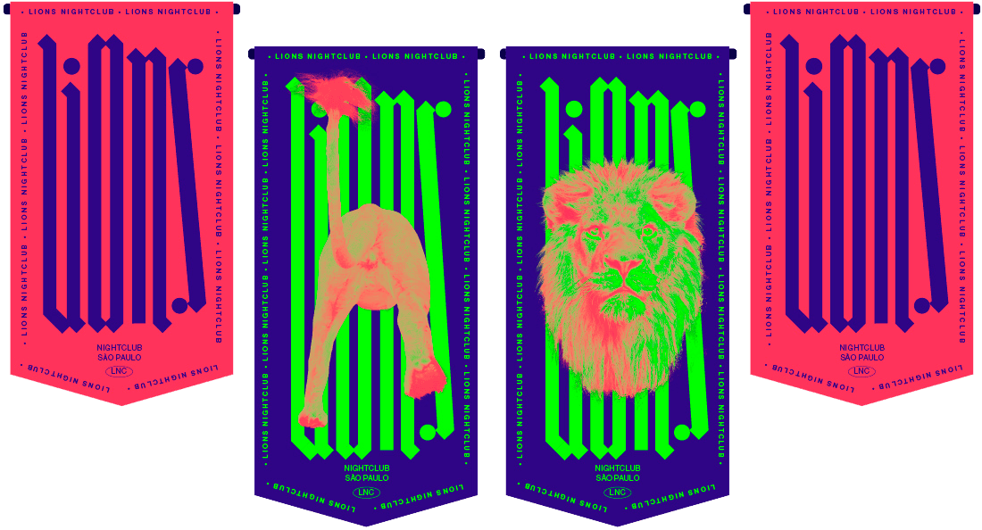 Identidade visual Lions Nightclub, RegularSwitch