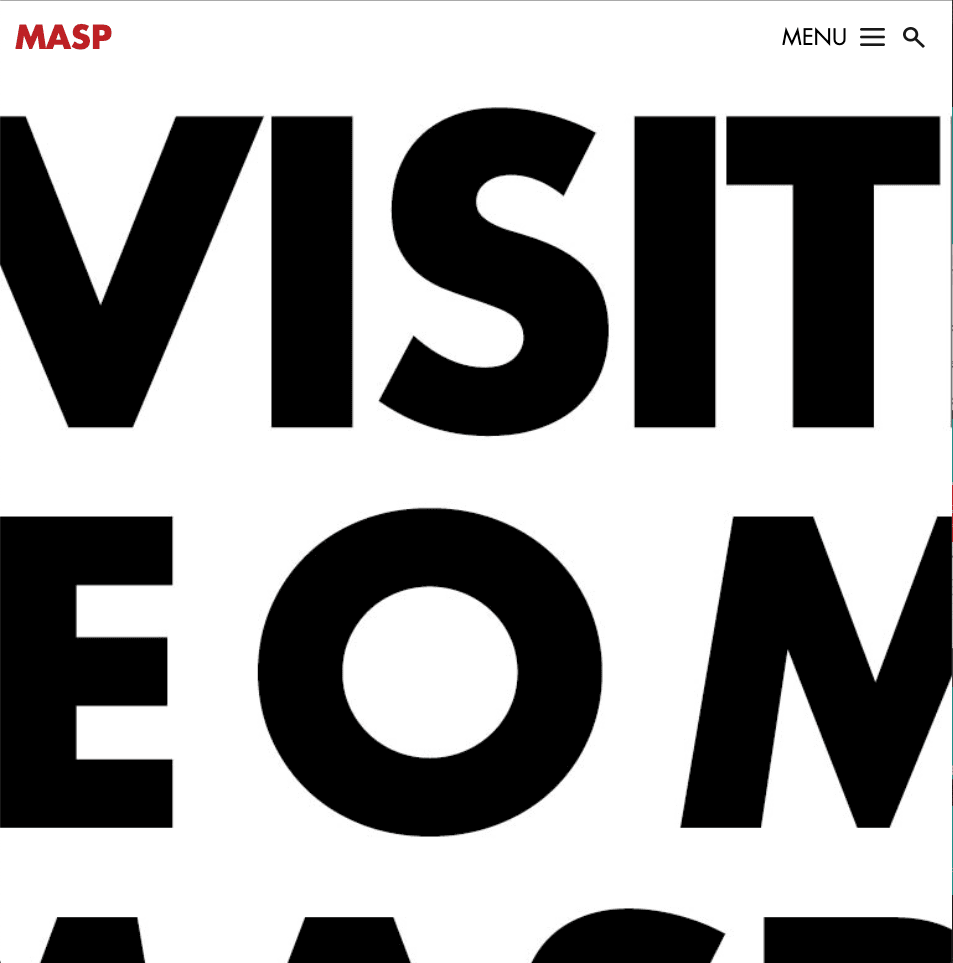 Identidade visual Website MASP, RegularSwitch