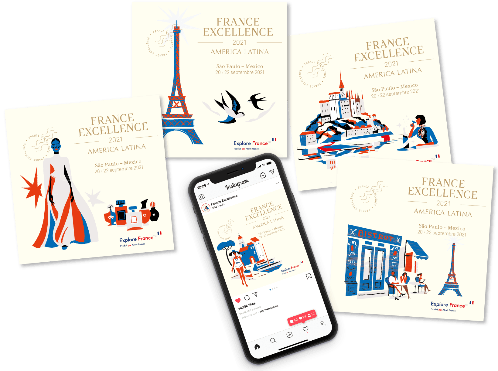 Identidade visual France Excellence 2021, RegularSwitch
