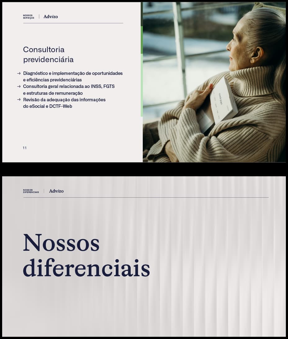 Identidade visual Advizo, RegularSwitch