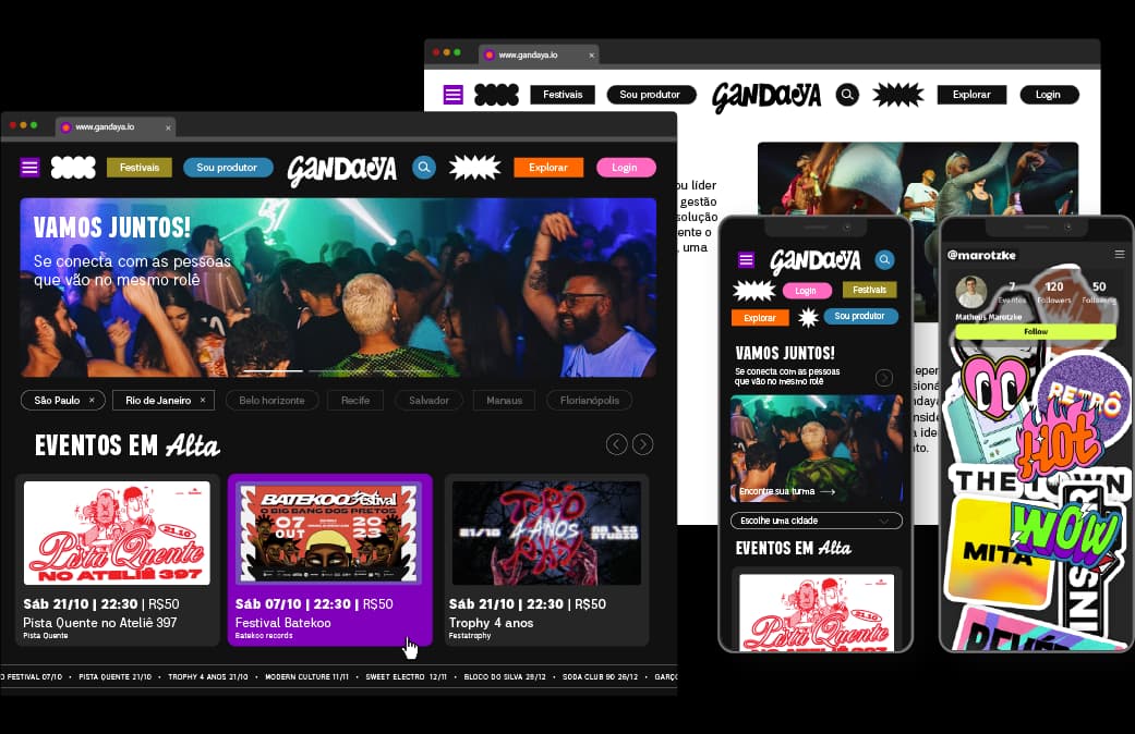 Identidade visual Gandaya, RegularSwitch
